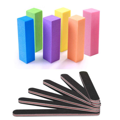 Nail Files and Buffer, Professional Manicure Tools Kit Rectangular Art Care Buff
