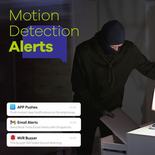 SANNCE 4K 8CH NVR 3MP POE Security Camera System Two Way Audio Human Detection