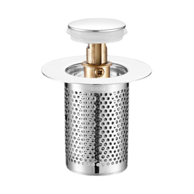 Kitchen Bathroom Sink Plug Pop-Up Stopper Wash Basin Core Bounce Drain Filter