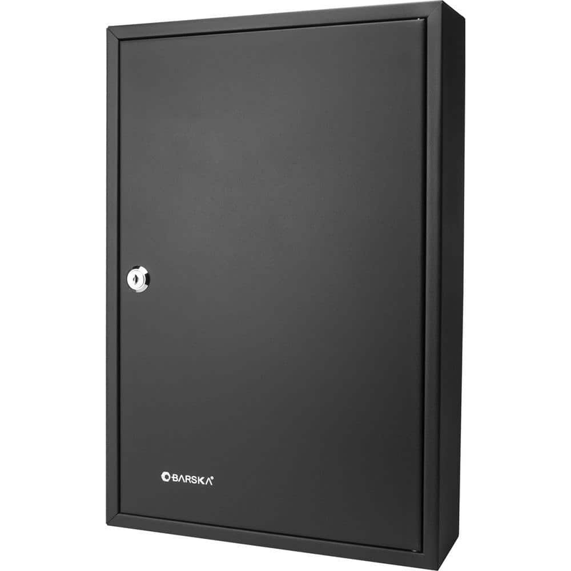 64 Key Storage Cabinet Lock Box Safe Organizer Holder Wall Mount Car Dealership