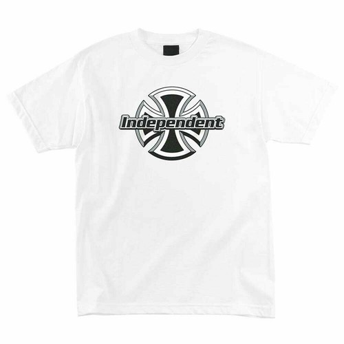 Independent Trucks CHROME FRONT Skateboard T Shirt WHITE | eBay