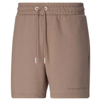 Puma L. London X Shorts Мужские коричневые повседневные спортивные штаны 53487004