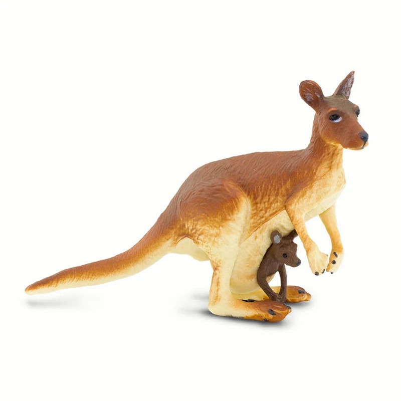 Safari Ltd Kangaroo with Baby, #SAF292029