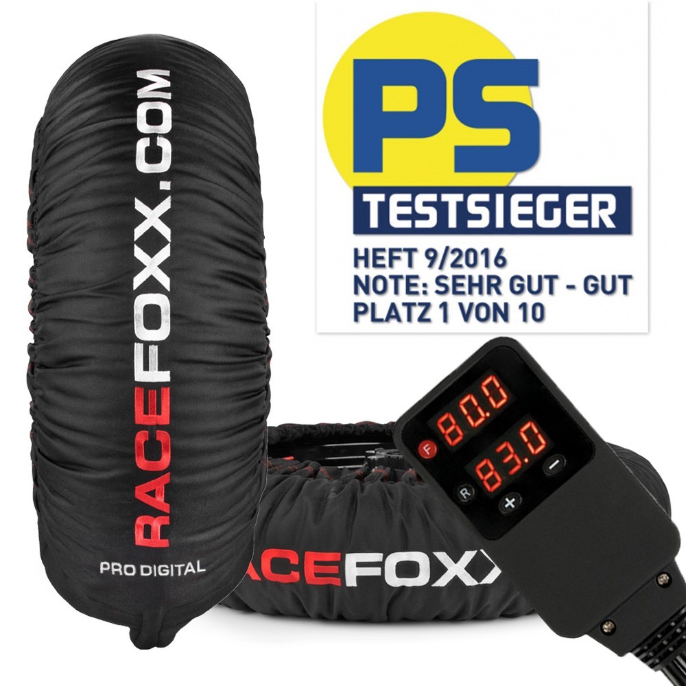 Reifenwärmer Tire warmers Digital 99° SUPERBIKE 120/180 - 200 17 Zoll