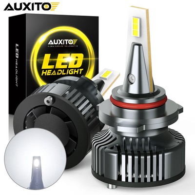 AUXITO 9005 LED HEADLIGHT BULB CONVERSION KIT HIGH BEAM WHITE SUPER BRIGHT 6500K
