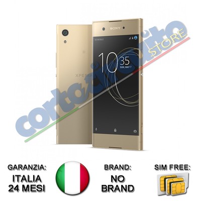 SONY XPERIA XA1 2017 ORO 5" 32GB RAM 3GB LTE 4G 23MP/8MP NO BRAND GAR. ITALIA