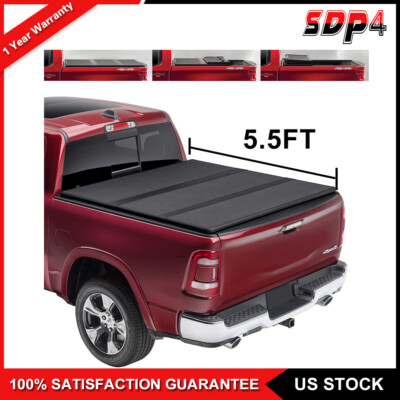 For 2004-2020 Ford F150 5.5ft 66'' Short Bed Hard Lock 3-Fold Tonneau Cover