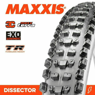 Maxxis Dissector 29x2.6 3C MaxxTerra EXO TR Bicycle MTB bike Fold  60 TPI tyre 