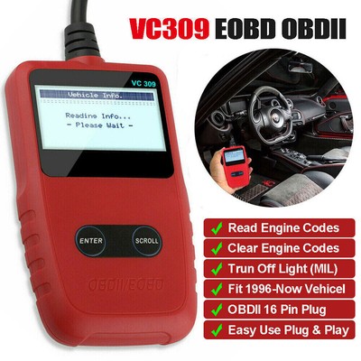 OBD2 Scanner Diagnostic Tool Engine Fault Code Reader Check Engine Error Code US
