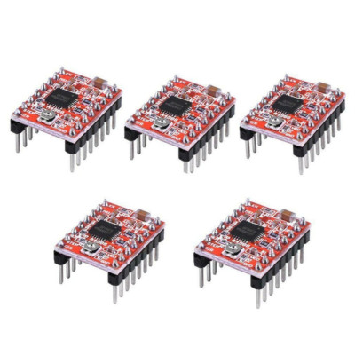 5pcs A4988 Stepstick Stepper Motor Driver Module with Heat Sink for 3D