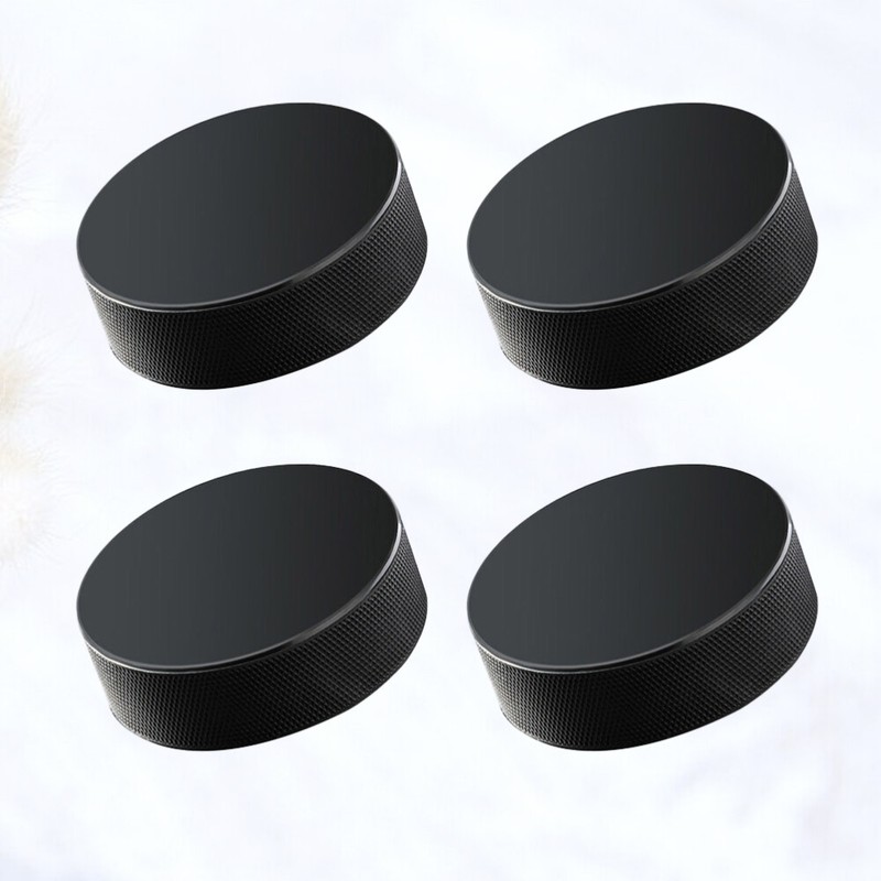 6 Stücke Professionelle Gummi Eishockey Pucks Standard Hockey Bälle Sportartikel