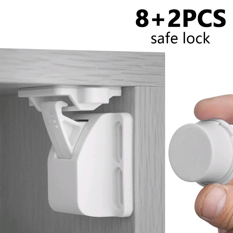 cupboard door child safety catch