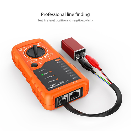 Meterk Wire Tracker RJ11 RJ45 Line Finder Handheld Cable Tester Multifunction