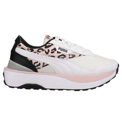 Puma Cruise Rider Summer Roar Youth Girls Белые кроссовки Повседневная обувь 383159-01