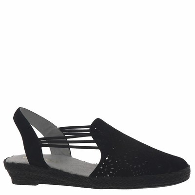 

Женские слипоны David Tate Zena 8.5 2A(N) US — черный/нубук, Black/nubuck