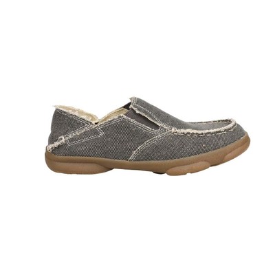 

Серые повседневные туфли без шнурков Tony Lama Lindale для мальчиков LL601, Grey, Tony Lama Lindale Slip On Youth