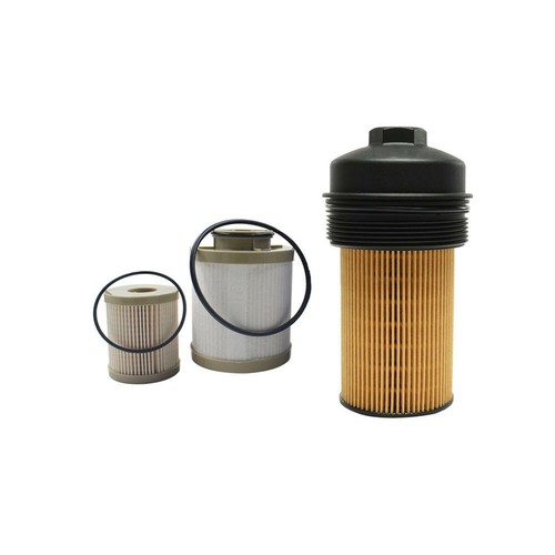 Cap And Oil Filter For Ford 2003-10 6.0l 6.4l Powerstroke F250 Diesel