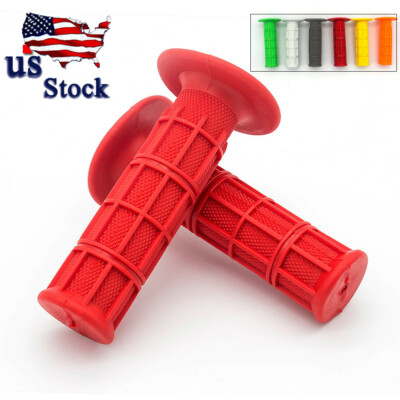 US Rubber Handle bar Hand Grip 7/8''(22mm) Motorcycle throttle ATV Dirt pit Bike