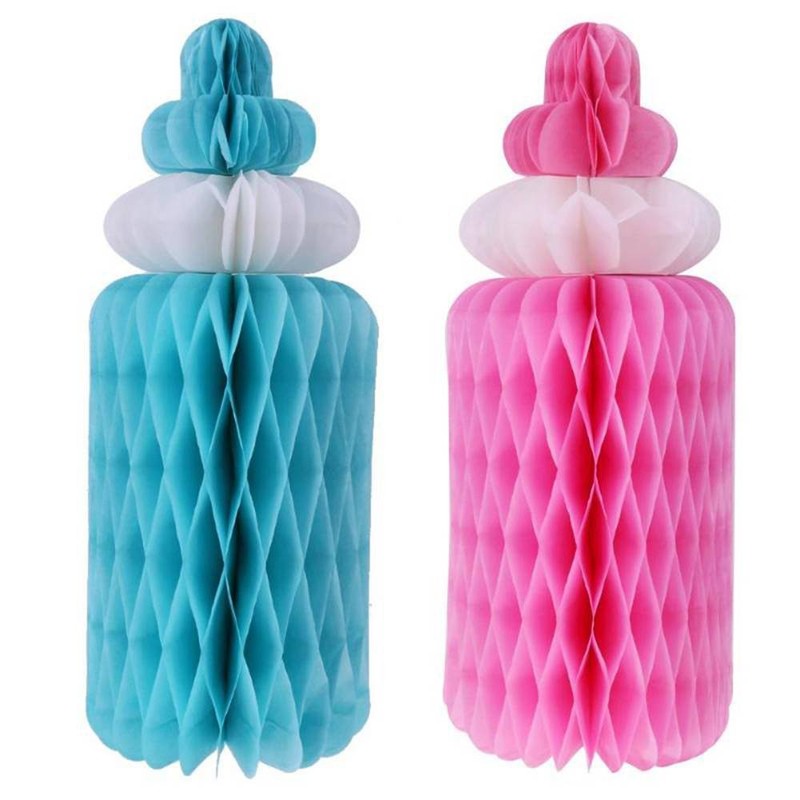 Honeycomb Baby Bottle Nursing Bottle For Baby Shower Garland Gift