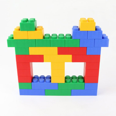 UNiPLAY Plump Soft Building Blocks   Jumbo Multicolor Stacking Blocks for Cogn