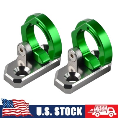 NiceCNC Rear Brake Line Hose Clamps For Kawasaki KX 500 KX500 1986-2004 Green