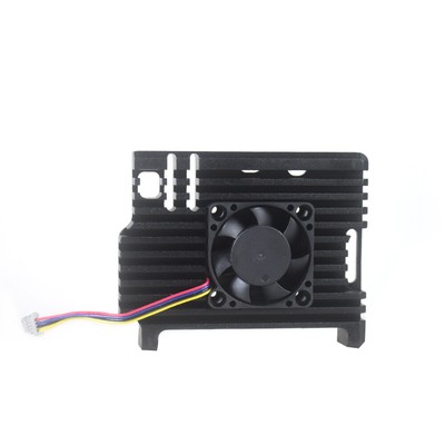 Passive Cooling Aluminum Alloy Protective Metal Shell for Raspberry Pi5 With Fan