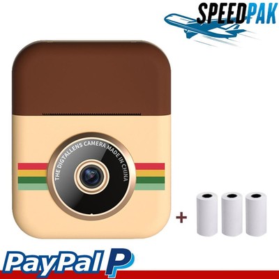 Dual Lens Instant Print Camera Mini Digital Camera 1500mAh Educational Toys