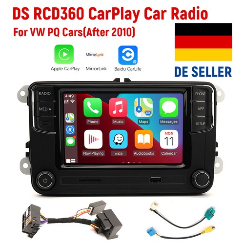 DS RCD360 187B RCD330 Carplay Bluetooth Autoradio Stereo für VW Golf Passat CC