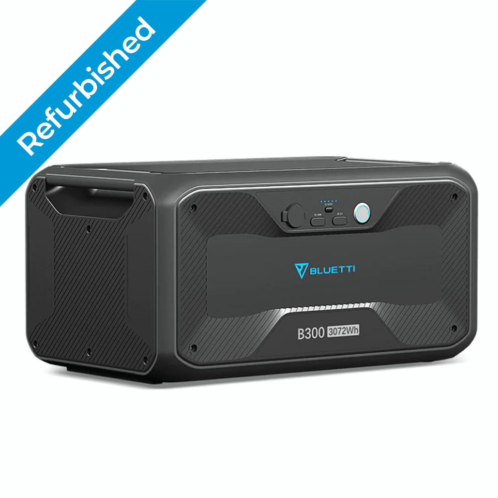 BLUETTI B300 3072Wh Solar Generator Expansion Battery for AC300 / AC200MAX Camp