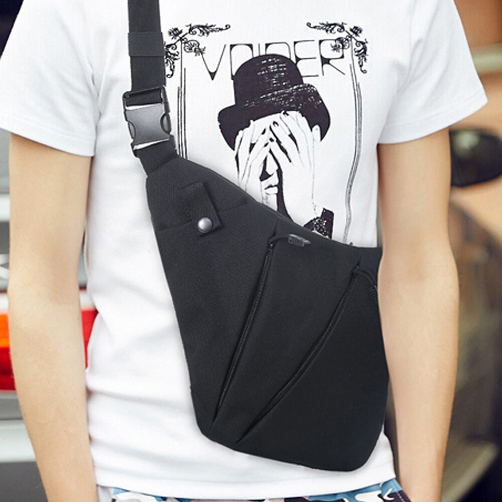 Men Personal Flex Bag Anti Theft Slim Crossbody Sling Backpack for Travel Sports