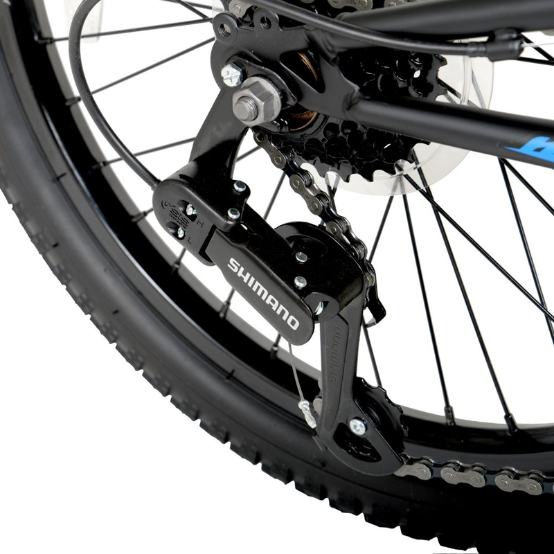 20" Boys Shocker Mountain Bike, Kids, Black, Recommended Age Group 8 to 13 Years