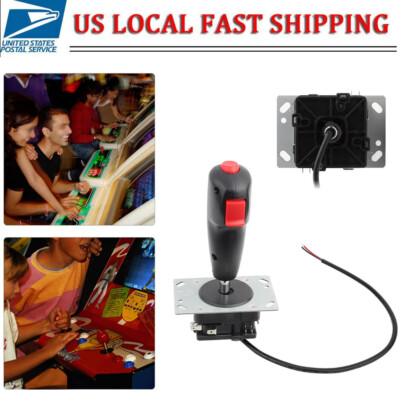 8 Way Flight Joystick With Trigger & Top Fire Button For Arcade Game Spares New