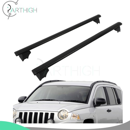 Cross Bar Black Cargo Luggage Carrier For 2008-2010 Jeep Compass