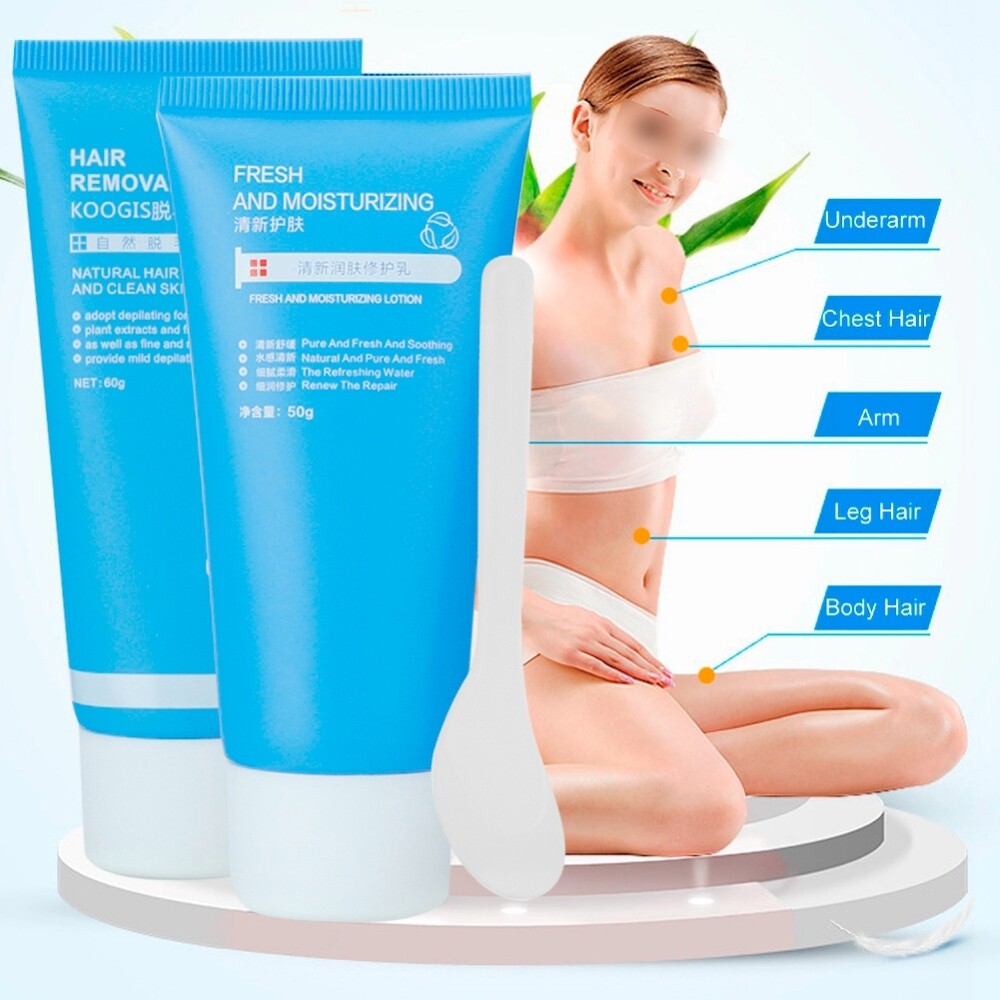 Hair Removal Cream Repair Lotion Set Depilatory Cream for ...