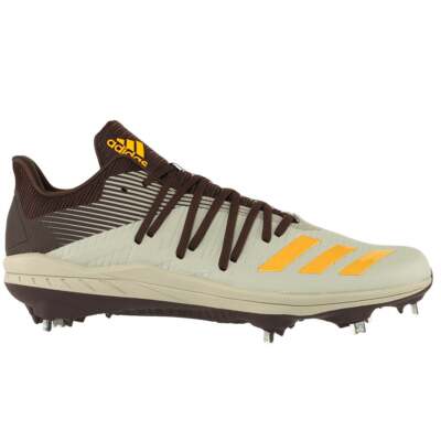 

adidas Adizero Afterburner 6 Бейсбольные бутсы мужские бежевые, черные кроссовки спортивные, Beige;black, adidas Adizero Afterburner 6 Baseball Cleats