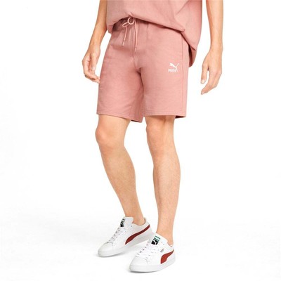 

Шорты с логотипом Puma Classics 8 Мужские розовые спортивные повседневные 599810-24, Розовый, Puma Classics Logo Shorts 8