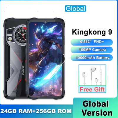 Cubot KingKong 9 Helio G99 120Hz 6.58'' 24GB+256GB,100MP NFC Rugged Smartphone