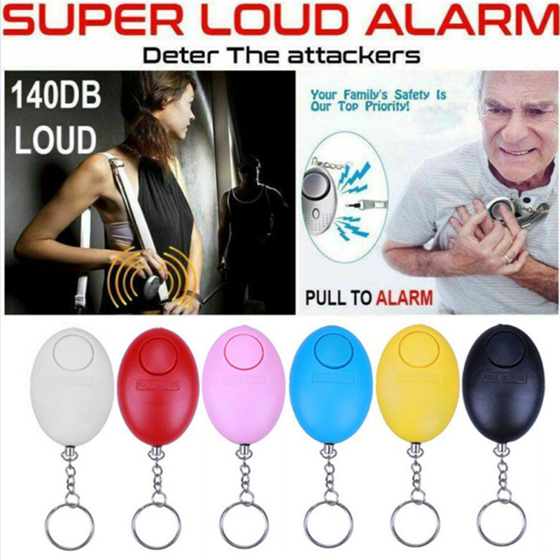 Safe Sound Personal Alarm 140DB Personal Security Alarm Keychain & LED Lights