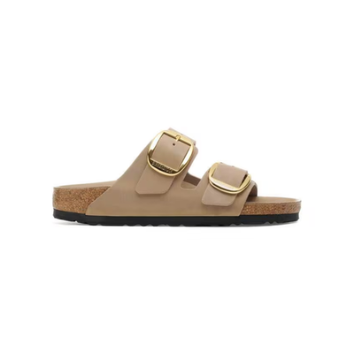 Birkenstock Arizona Big Buckle Oiled Leather Sandals – Tobacco Brown N