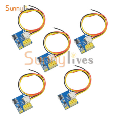 5PCS ESP8266 ESP-01 01S RGB LED IDE Adapter Controller WS2812 for Arduino