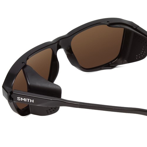 Pre-owned Smith Embark Unisex Wrap Sunglass Gloss&black/chromapop Polarize Gray Green 58mm In Multicolor