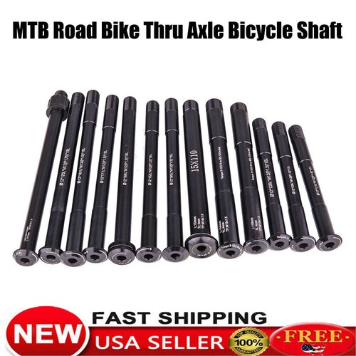 Disc Quick Release Thru Axle Shaft Front Rear Hub Skewer