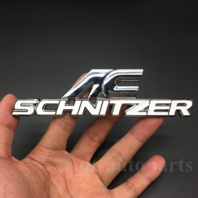 Metal AC Schnitzer Logo Emblem Car Badge Decal Sticker Auto Trunk Rear Tailgate