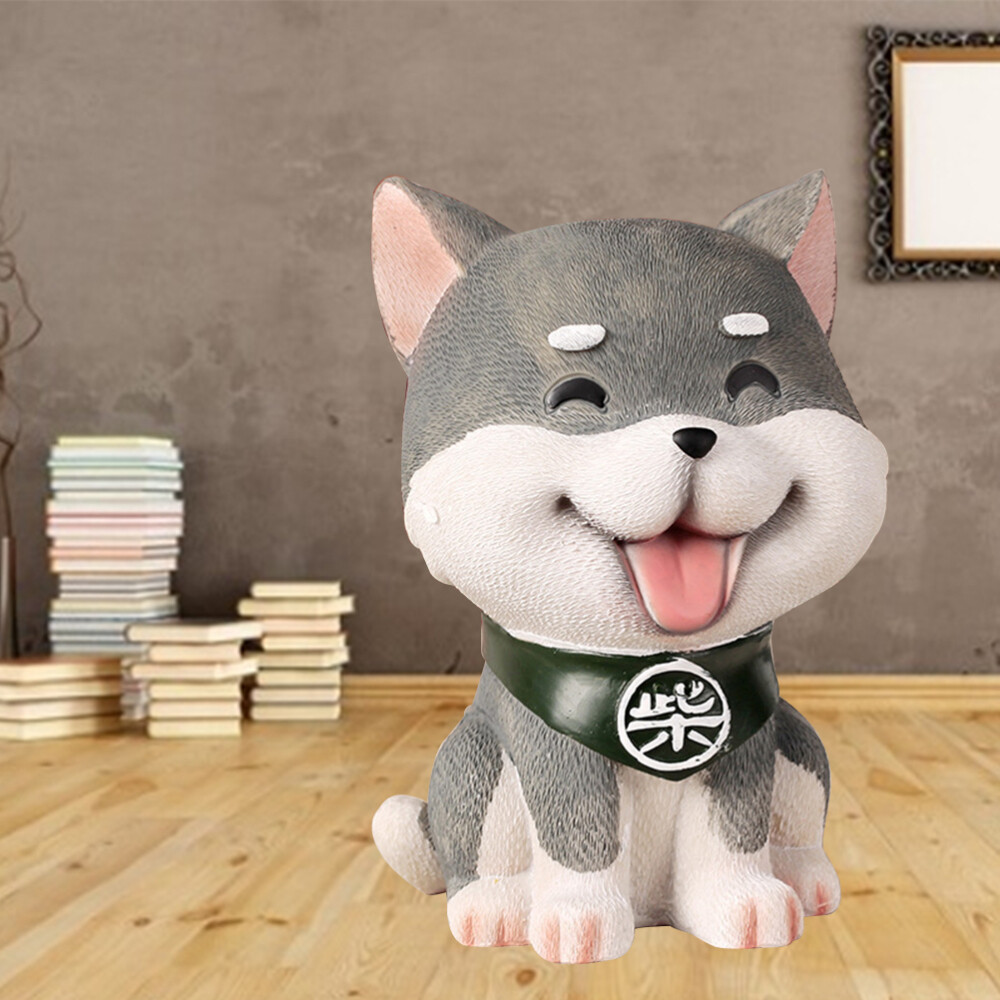 1pc Cartoon Piggy Bank Shiba Inu Coin Bank Money Box ...