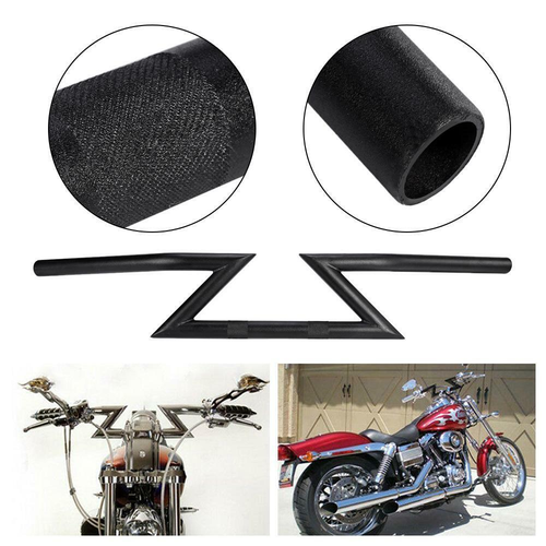 Motorcycle 1'' 25mm Crazy Z Bars Handlebars For Harley