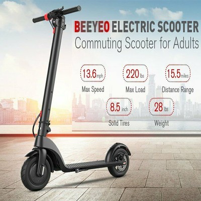 Electric Scooter Skateboard Riding Kick E-Scooter Bike Folding Portable X7 350W