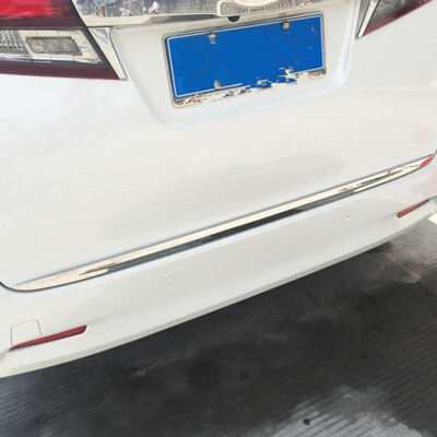 For Toyota Alphard 2015-2018 Stainless Rear Tail Trunk Boot Door Lid Cover Trim