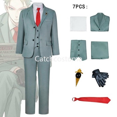 Anime SPY×FAMILY Loid Forger Cos Kostüm Herren Uniform Halloween Outfit Anzüge