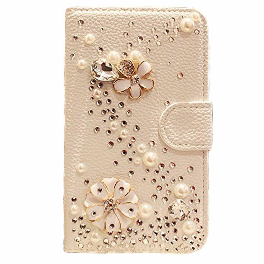 iPhone 6/6s Wallet Case,Luxury 3D Bling Leather Purse Flip Card Pouch Stand