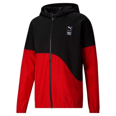 

Мужская повседневная спортивная куртка Puma First Mile X с полной молнией размера, Черный, Puma First Mile X Full Zip Training Jacket